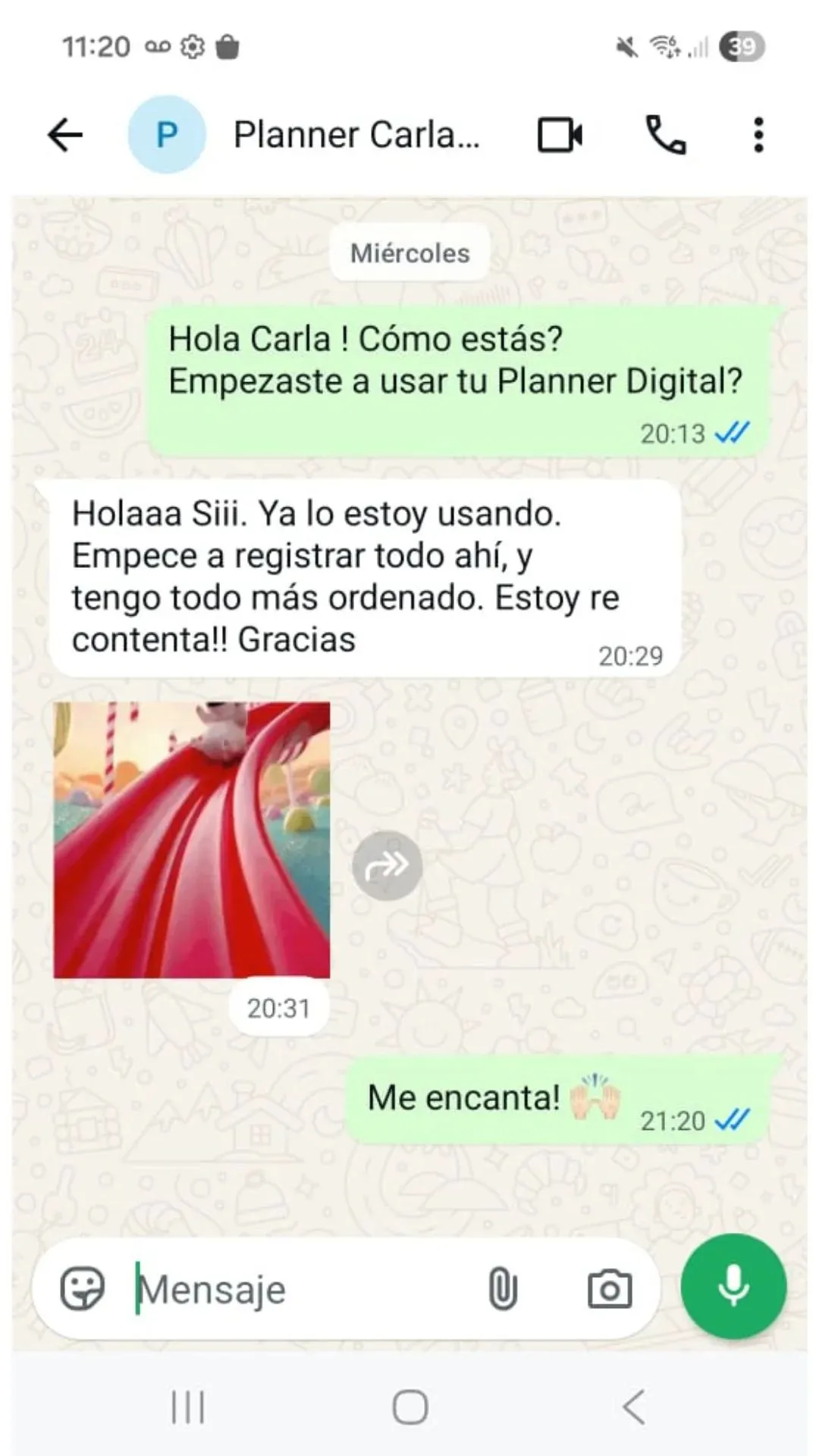 Testimonio de una usuaria de la Agenda Digital Perpetua